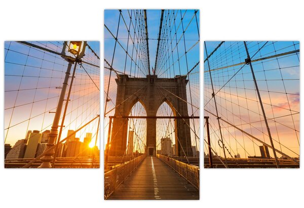 Slika - Brooklynski most, Manhattan, New York (90x60 cm)