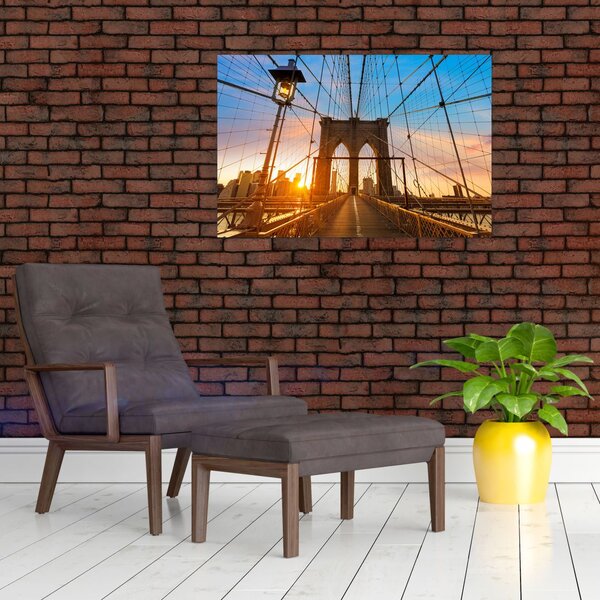 Slika - Brooklynski most, Manhattan, New York (90x60 cm)