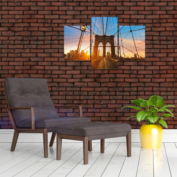Slika - Brooklynski most, Manhattan, New York (90x60 cm)