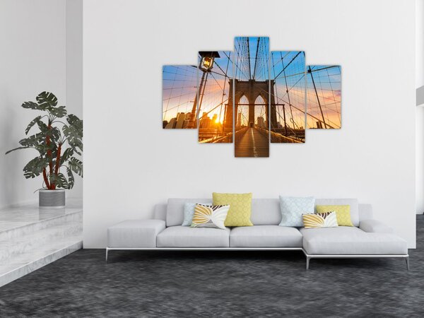 Slika - Brooklynski most, Manhattan, New York (150x105 cm)