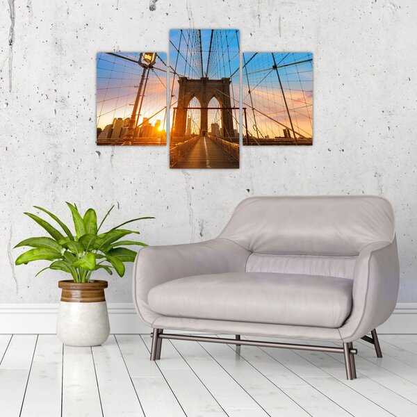 Slika - Brooklynski most, Manhattan, New York (90x60 cm)
