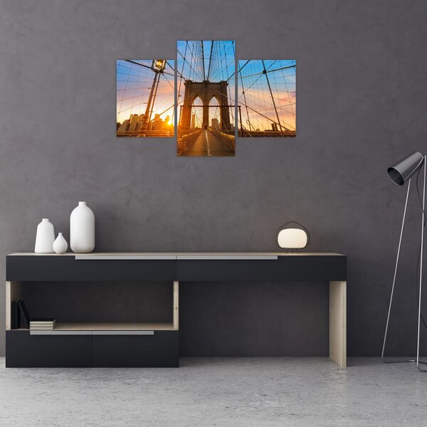 Slika - Brooklynski most, Manhattan, New York (90x60 cm)