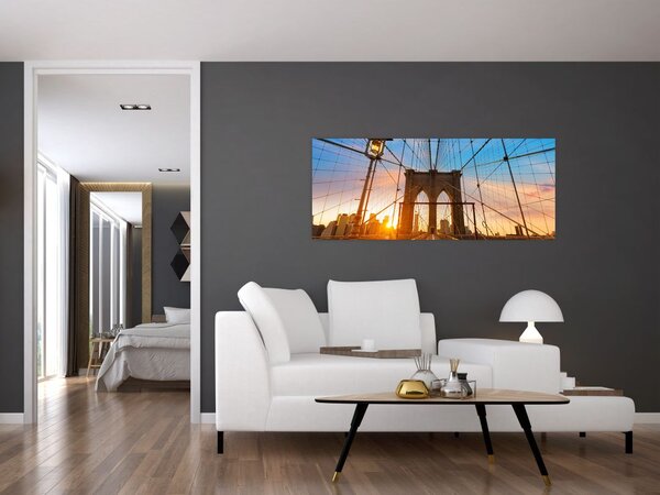 Slika - Brooklynski most, Manhattan, New York (120x50 cm)