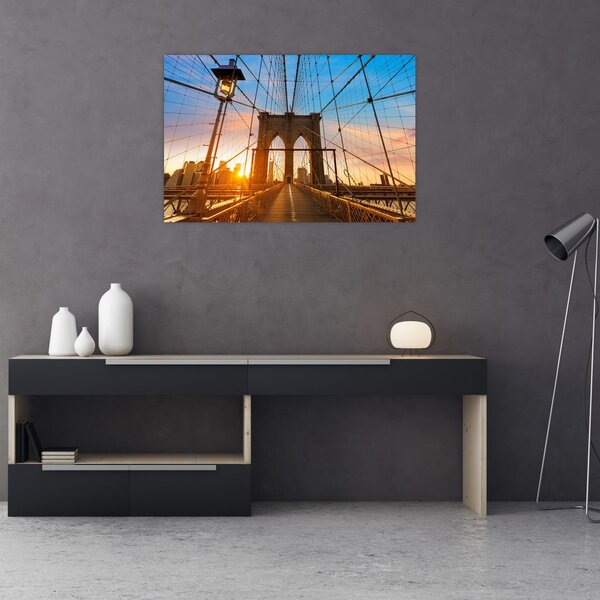 Slika - Brooklynski most, Manhattan, New York (90x60 cm)
