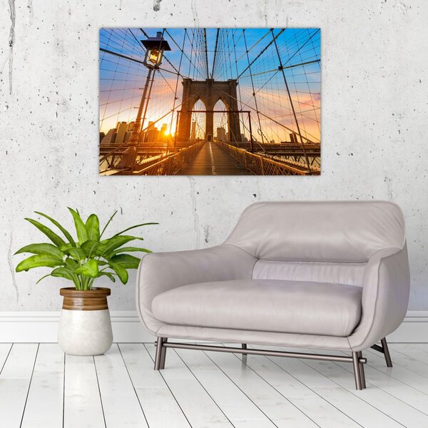 Slika - Brooklynski most, Manhattan, New York (90x60 cm)