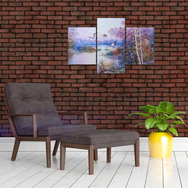 Slika - Jesen prihaja, oljna slika (90x60 cm)