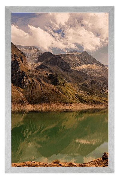Plakat jezero u planinama