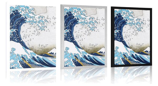 Plakat reprodukcija Veliki val kod Kanagawe - Katsushika Hokusai