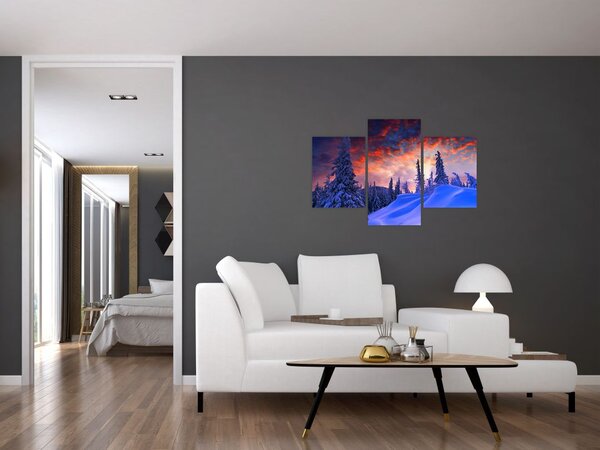 Slika - Zimski somrak (90x60 cm)
