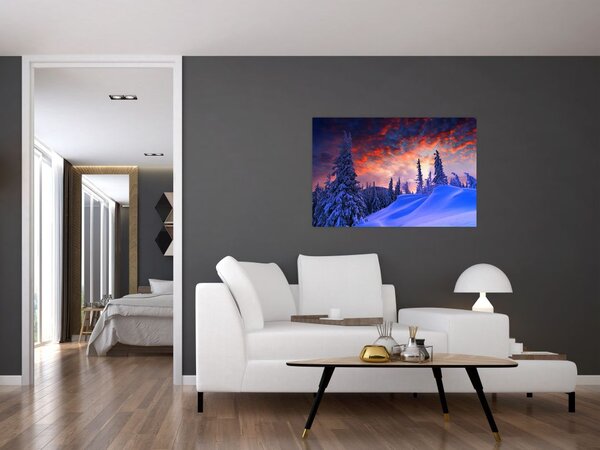 Slika - Zimski somrak (90x60 cm)