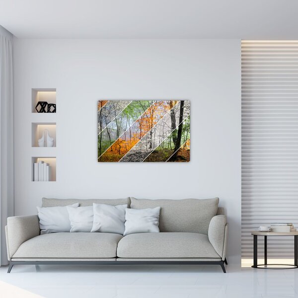 Slika - Menjava letnih časov (90x60 cm)
