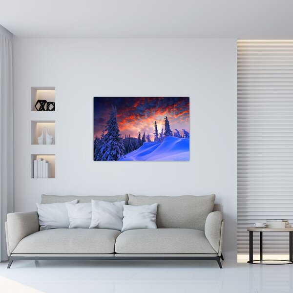 Slika - Zimski somrak (90x60 cm)