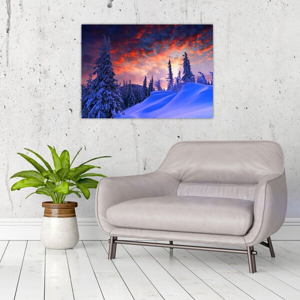 Slika - Zimski somrak (70x50 cm)