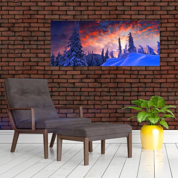 Slika - Zimski somrak (120x50 cm)
