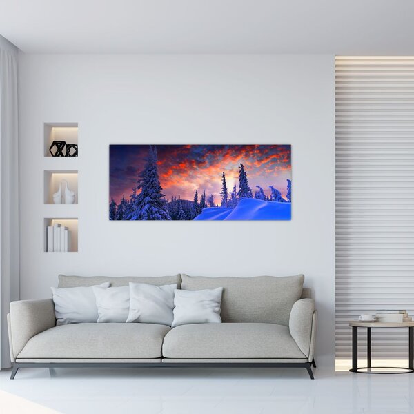 Slika - Zimski somrak (120x50 cm)