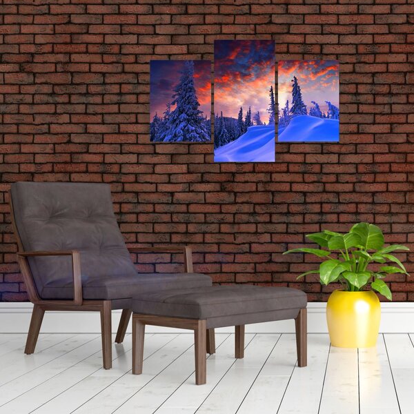 Slika - Zimski somrak (90x60 cm)