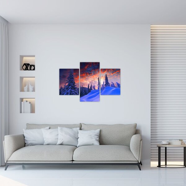 Slika - Zimski somrak (90x60 cm)