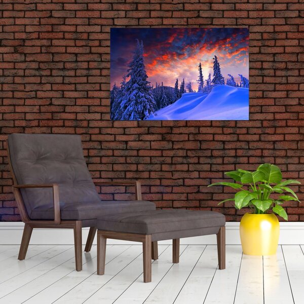 Slika - Zimski somrak (90x60 cm)