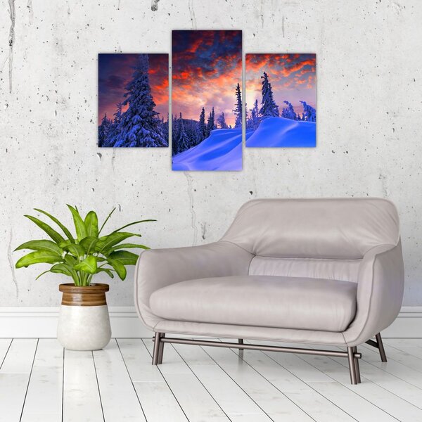 Slika - Zimski somrak (90x60 cm)