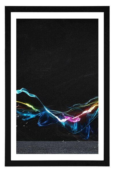 Plakat s paspartuom moderna apstrakcija
