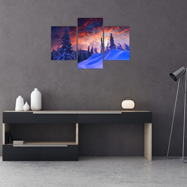 Slika - Zimski somrak (90x60 cm)
