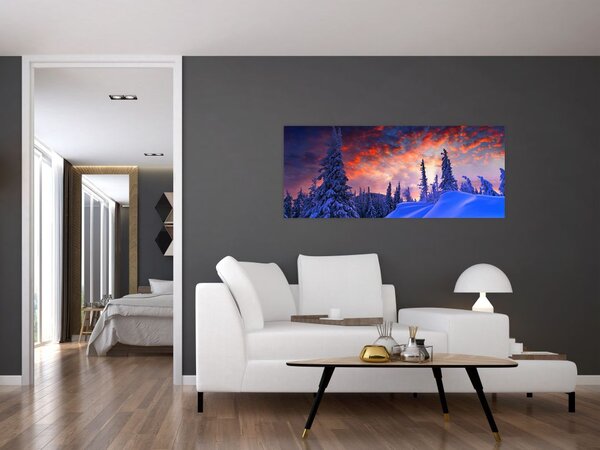 Slika - Zimski somrak (120x50 cm)