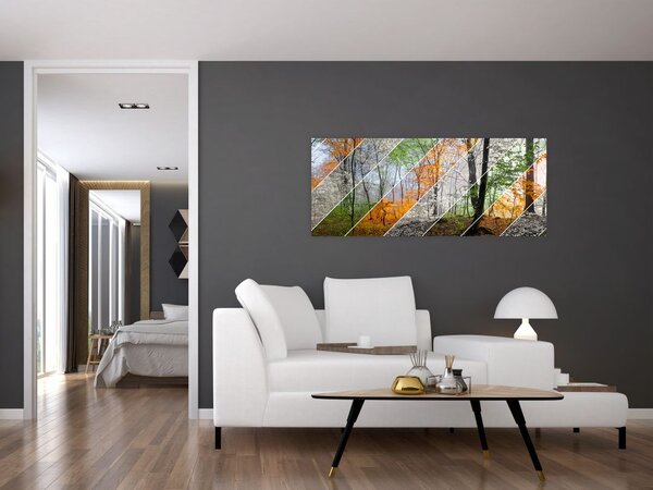 Slika - Menjava letnih časov (120x50 cm)