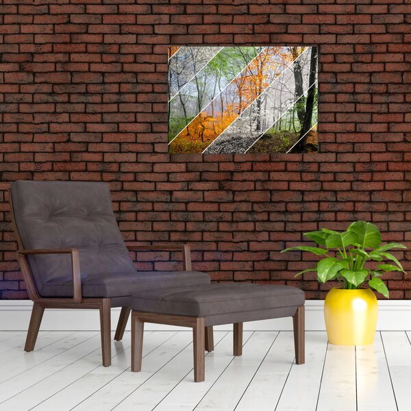 Slika - Menjava letnih časov (70x50 cm)