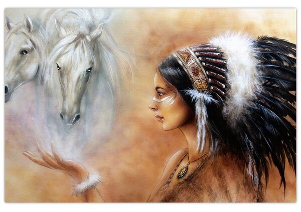 Slika - Magija Indijancev (90x60 cm)