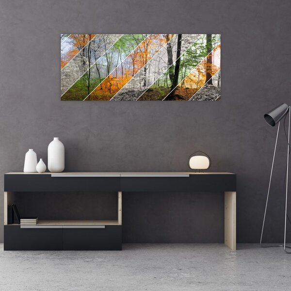 Slika - Menjava letnih časov (120x50 cm)