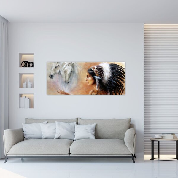 Slika - Magija Indijancev (120x50 cm)
