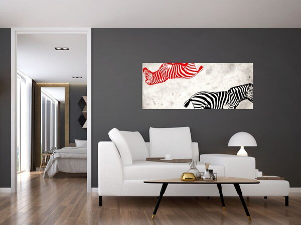 Slika - Zebre (120x50 cm)