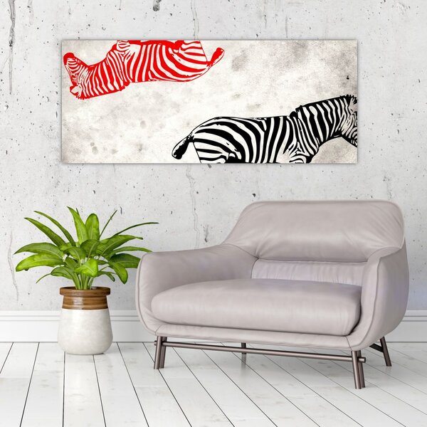 Slika - Zebre (120x50 cm)