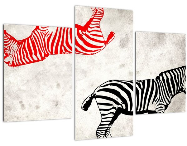 Slika - Zebre (90x60 cm)