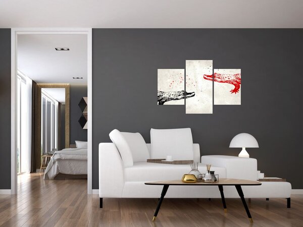 Slika - Krokodili (90x60 cm)