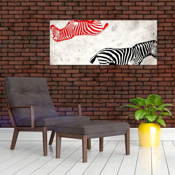 Slika - Zebre (120x50 cm)