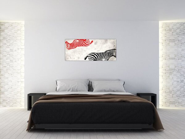 Slika - Zebre (120x50 cm)