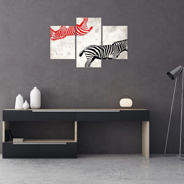 Slika - Zebre (90x60 cm)