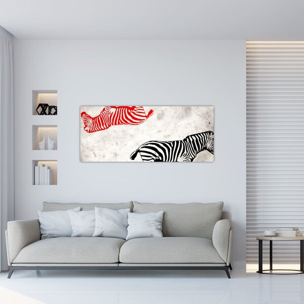 Slika - Zebre (120x50 cm)