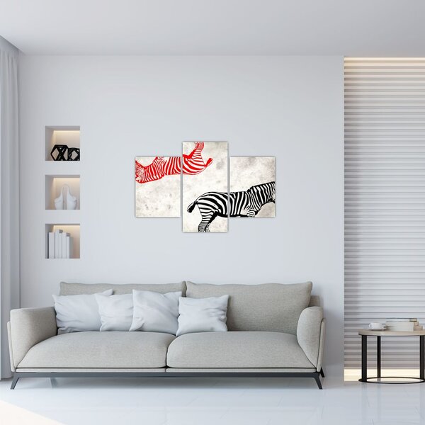 Slika - Zebre (90x60 cm)