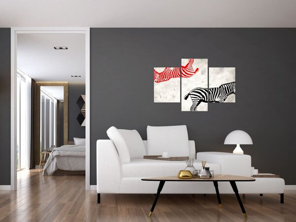 Slika - Zebre (90x60 cm)