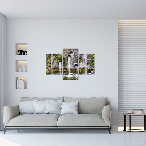 Slika - Kamniti zid, Hamburg, Nemčija (90x60 cm)