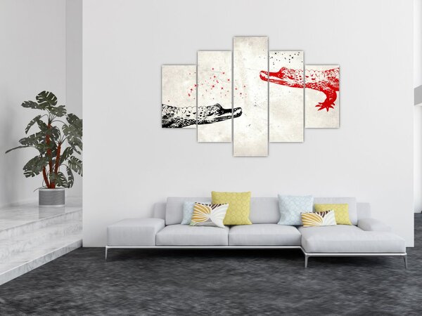 Slika - Krokodili (150x105 cm)