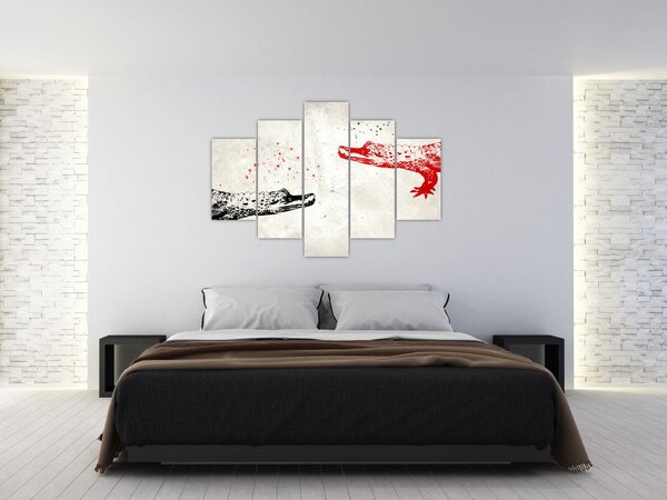 Slika - Krokodili (150x105 cm)