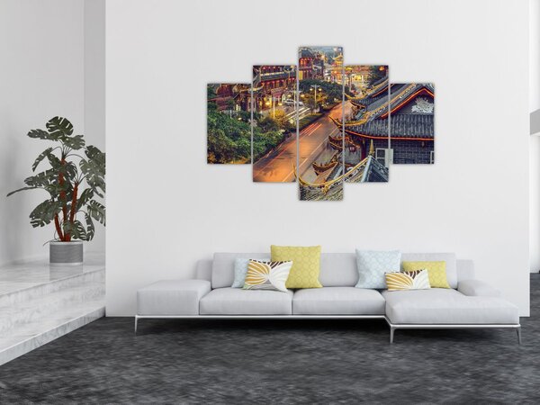 Slika - Qintai Road, Chengdu, Kitajska (150x105 cm)