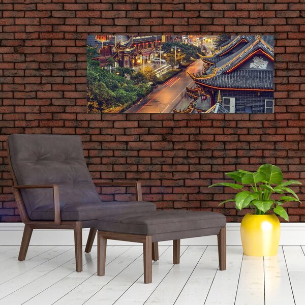 Slika - Qintai Road, Chengdu, Kitajska (120x50 cm)