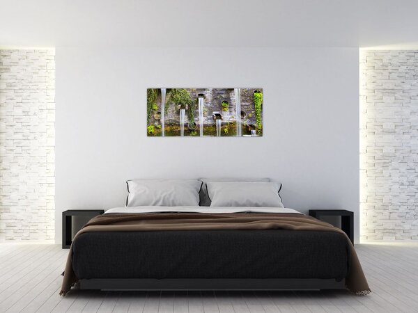 Slika - Kamniti zid, Hamburg, Nemčija (120x50 cm)