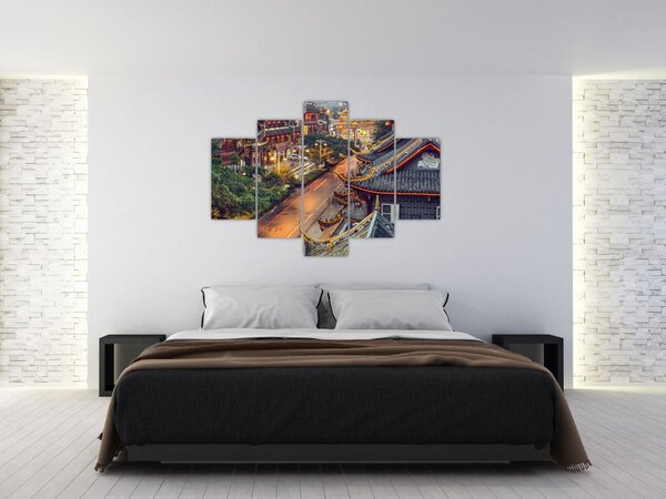 Slika - Qintai Road, Chengdu, Kitajska (150x105 cm)
