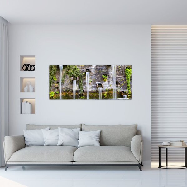 Slika - Kamniti zid, Hamburg, Nemčija (120x50 cm)