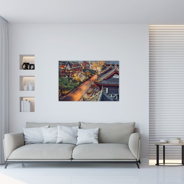 Slika - Qintai Road, Chengdu, Kitajska (90x60 cm)